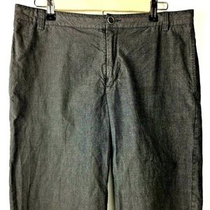 Ted Baker Men's Gray Flat Front Casual Shorts Size